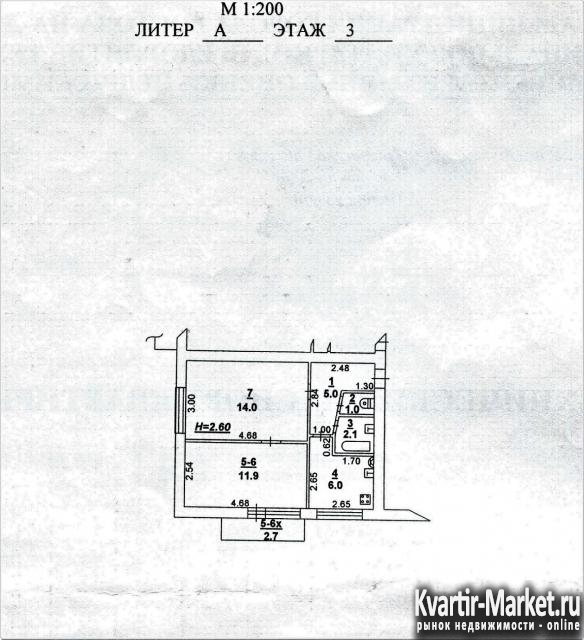 Продам 3-к. квартиру, 3/22, S=84.6кв.м